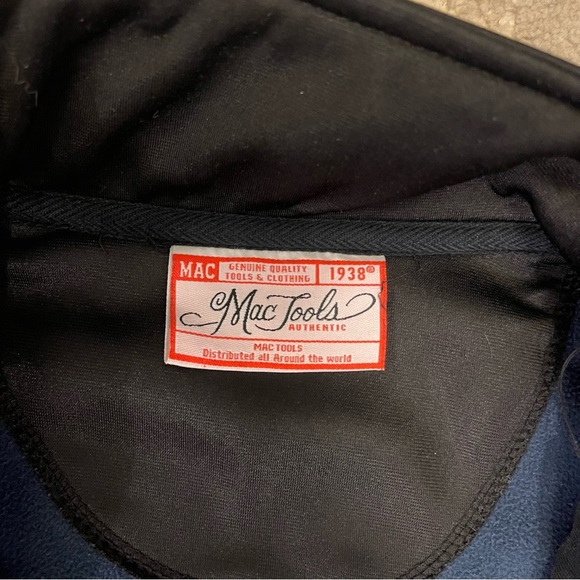 Mac Tools 1/4 Zip Black Pullover Sweater - Mens 2XL - Picture 5 of 12